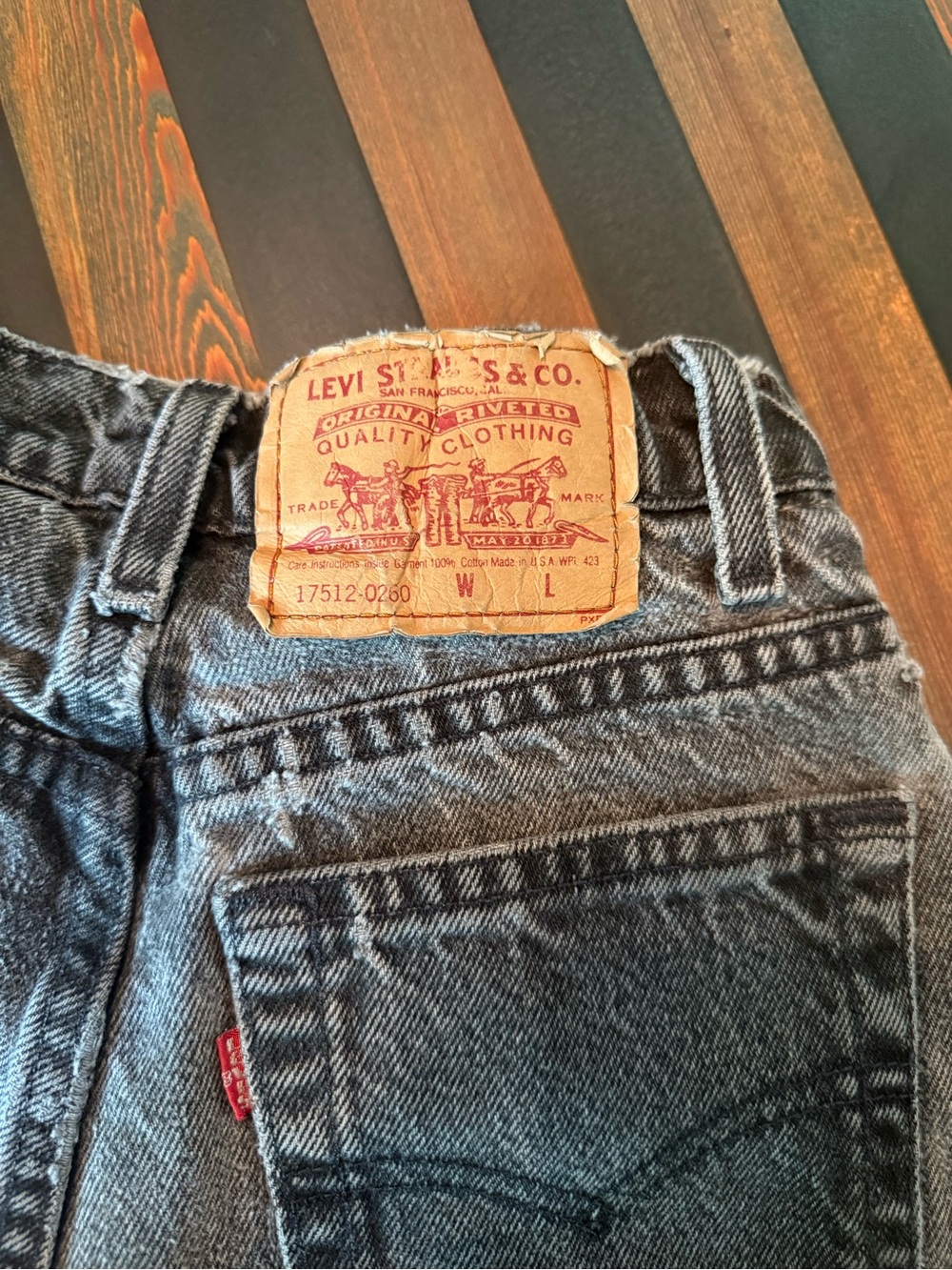 Levi’s Rare Vintage Faded Black/Gray Women’s Style 17512-0260 - Picture 9 of 12